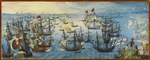 Monogrammist VHE - Die spanische Armada vor der Südküste von England