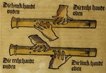 Virdung, Sebastian - Illustration aus Musica getutscht von Sebastianus Virdung