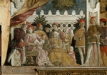 Mantegna, Andrea - Der Hof der Gonzaga (Freskenzyklus in der Camera degli Sposi im Palazzo Duccale in Mantua)