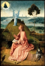 Bosch, Hieronymus - Johannes auf Patmos (Vorderseite)