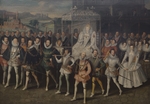Unbekannter Künstler - Prozession-Porträt von Queen Elizabeth
