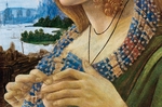 Botticelli, Sandro, (Werkstatt) - Allegorisches Bildnis einer Frau (Simonetta Vespucci). Detail