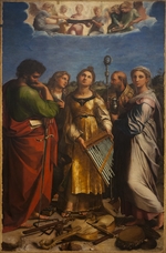 Raffael (Raffaello Sanzio da Urbino) - Die Verzückung der Heiligen Cäcilia