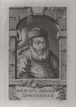 Balzer, Johann - Porträt von David ben Abraham Oppenheimer (1664-1736), Oberrabbiner von Prag