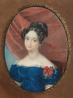 Unbekannter Künstler - Porträt von Maria Jakowlewna Naryschkina (1789-1854), geb. Lobanowa-Rostowskaja