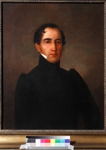 Streschnew, Jakow - Porträt von Alexander Pawlowitsch Bakunin (1799-1862)