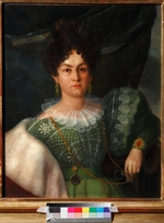 Streschnew, Jakow - Porträt von Anna Borisowna Bakunina (1802-1835)