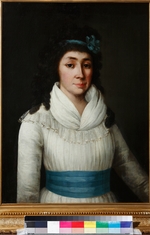 Unbekannter Künstler - Porträt von Jelisaweta Petrowna Jankowa (1768-1861), geb. Rimskaja-Korsakowa