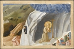 Angelico, Fra Giovanni, da Fiesole - Der heilige Benedikt in der Wüste