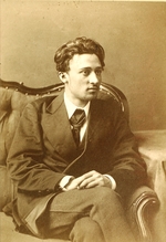 Carrick, William Andreewitsch - Porträt von Schriftsteller Wsewolod Michajlowitsch Garschin (1855-1888)