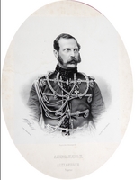 Russischer Fotograf - Porträt von Kaiser Alexander II. (1818-1881)