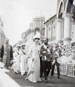 Russischer Fotograf - Zarenfamile auf dem Feier anlässlich des dreihundertjährigen Jubiläums des Hauses Romanow im Kreml