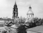 Scherer, Nabholz & Co. - Blick auf die Kirche zur Verklärung des Herrn in Spasskoje bei Moskau