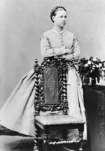 Russischer Fotograf - Porträt Großfürstin Maria Alexandrowna von Russland (1853-1920)