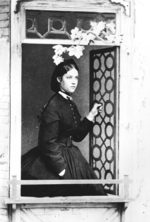 Russischer Fotograf - Porträt Dagmar, Prinzessin von Dänemark, Zarin Maria Fjodorowna von Russland (1847-1928)