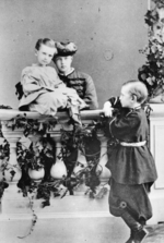 Russischer Fotograf - Die Kinder des Zaren Alexander II. von Russland