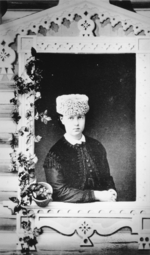 Russischer Fotograf - Porträt Großfürstin Maria Alexandrowna von Russland (1853-1920)