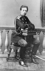 Russischer Fotograf - Porträt Großfürst Nikolai Alexandrowitsch von Russland (1843-1865)