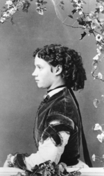 Russischer Fotograf - Porträt Großfürstin Maria Fjodorowna von Russland (1847-1928)