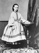 Russischer Fotograf - Porträt Großfürstin Maria Alexandrowna von Russland (1853-1920)