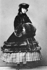 Russischer Fotograf - Porträt Großfürstin Maria Alexandrowna von Russland (1853-1920)