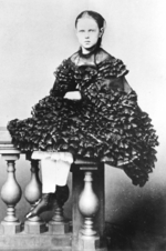 Russischer Fotograf - Porträt Großfürstin Maria Alexandrowna von Russland (1853-1920)