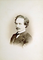Lewizki, Sergei Lwowitsch - Porträt des Pianisten und Organisten Alexander Winterberger (1834-1914)