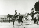 Russischer Fotograf - Der Kaiser Nikolaus II. auf der Feier anlässlich des 100-jährigen Jubiläums der Schlacht von Borodino