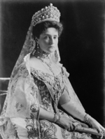 Unbekannter Fotograf - Porträt der Kaiserin von Russland Alexandra Fjodorowna, Frau des Kaisers Nikolaus II. (1872-1918)