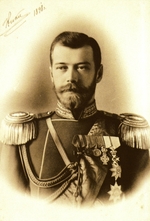 Fotoatelier A. Pasetti - Porträt des Kaisers Nikolaus II. von Russland (1868-1918)