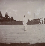 Unbekannter Fotograf - Zar Nikolaus II. von Russland auf dem Tennisplatz