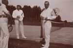 Unbekannter Fotograf - Zar Nikolaus II. von Russland auf dem Tennisplatz