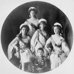 Unbekannter Fotograf - Kinder des Kaisers Nikolaus II. von Russland