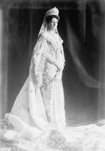 Unbekannter Fotograf - Porträt der Kaiserin von Russland Alexandra Fjodorowna, Frau des Kaisers Nikolaus II. (1872-1918)