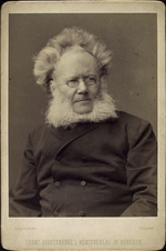 Hanfstaengl, Franz - Porträt von Henrik Ibsen (1828-1906)