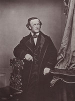 Hanfstaengl, Franz - Porträt von Richard Wagner (1813-1883)