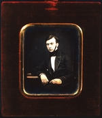 Unbekannter Fotograf - Porträt von Dramatiker Aleksander Suchowo-Kobylin (1817-1903)