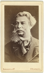 Fotoatelier Wesenberg - Schriftsteller Dmitri Wassiljewitsch Grigorowitsch (1822-1899)