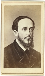 Fotoatelier Wesenberg - Porträt von Sozialkritiker und Philosoph Dmitri Pissarew (1840-1868)