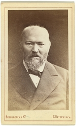 Fotoatelier Wesenberg - Porträt von Dramatiker Alexander Nikolajewitsch Ostrowski (1823-1886)