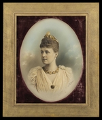 Fotoatelier A. Pasetti - Porträt von Großfürstin Alexandra Georgiewna von Russland (1870-1891)