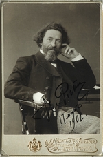 Fotoatelier H. Rentz & F. Schrader - Porträt von Maler Ilja Jefimowitsch Repin (1844-1930)