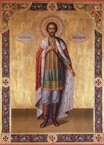 Russische Ikone - Heiliger Fürst Alexander Newski