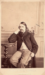 Unbekannter Fotograf - Porträt von Michail Michajlowitsch Dostojewski (1820-1864)