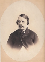 Unbekannter Fotograf - Porträt von Michail Michajlowitsch Dostojewski (1820-1864)