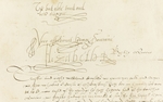 Historisches Objekt - Signierter Brief von Queen Elizabeth I an Maria Stuart