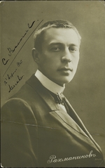 Unbekannter Fotograf - Porträt von Komponist Sergei Rachmaninow (1873-1943)