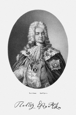 Unbekannter Künstler - Porträt von Graf Pawel Iwanowitsch Jaguschinski (1683–1736)