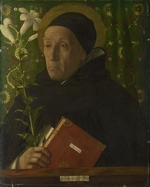 Bellini, Giovanni - Porträt von Fra Teodoro von Urbino als Heiliger Dominikus