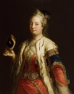 Mijtens (Meytens), Martin van, der Jüngere - Porträt von Kaiserin Maria Theresia von Österreich (1717-1780) mit Maske à la Turque